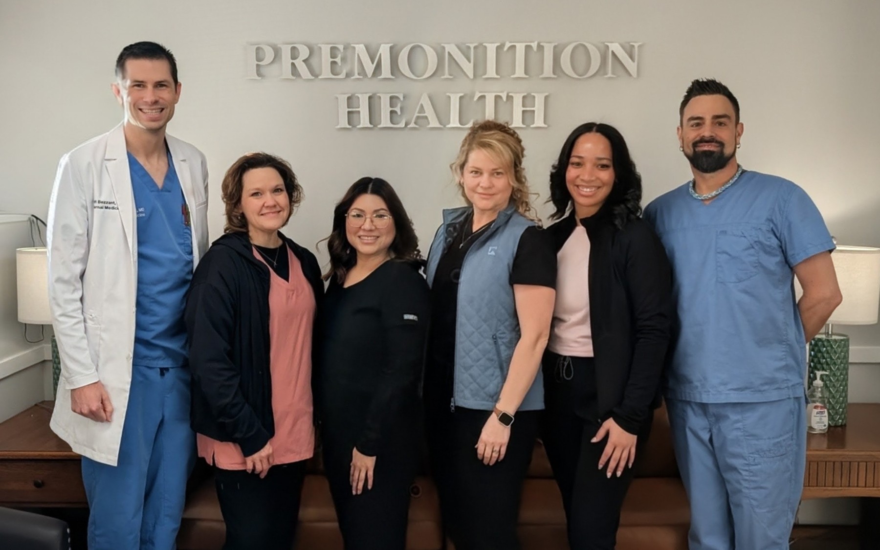 Premonition Health care team portrait